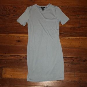 Tight light blue dress from Forever 21